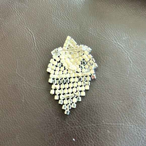 CELEBRITY N.Y. Big Rhinestone Pin/ Brooch - Picture 4 of 5
